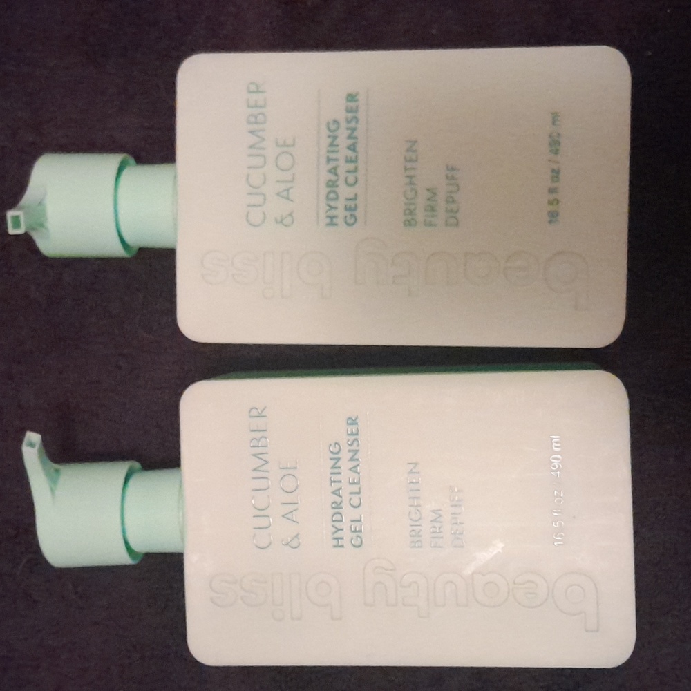 beauty bliss Hydrating gel cleanser 16.5 oz cucumber aloe